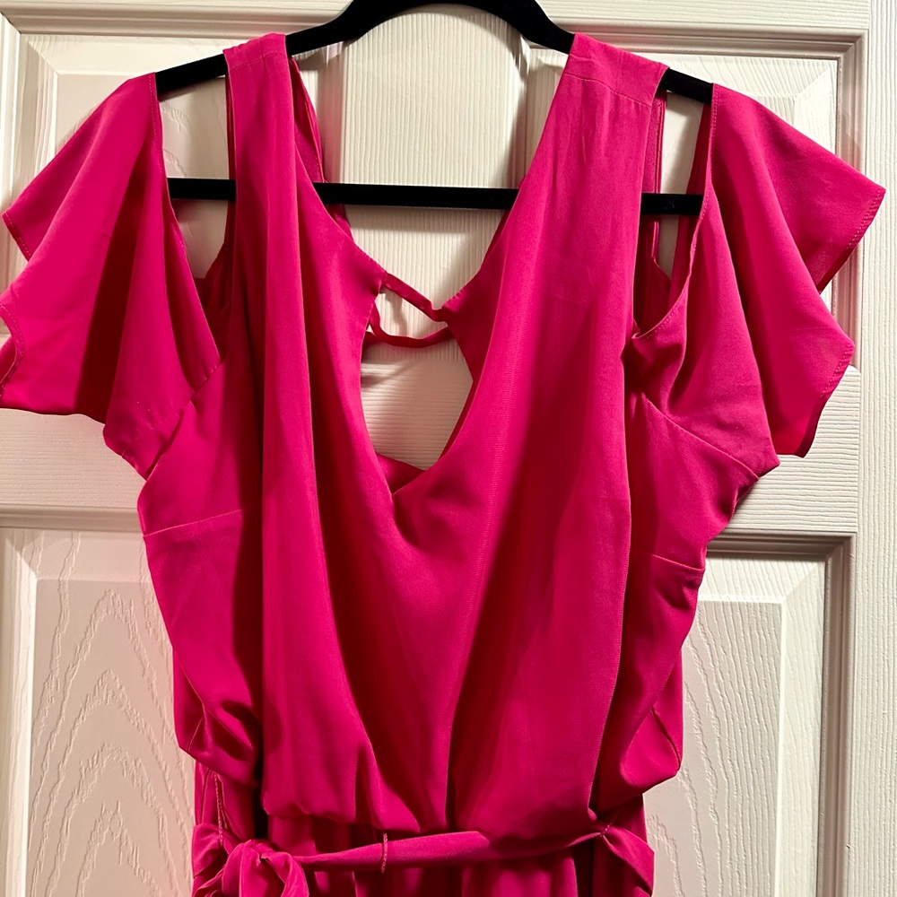 Pink party dress
